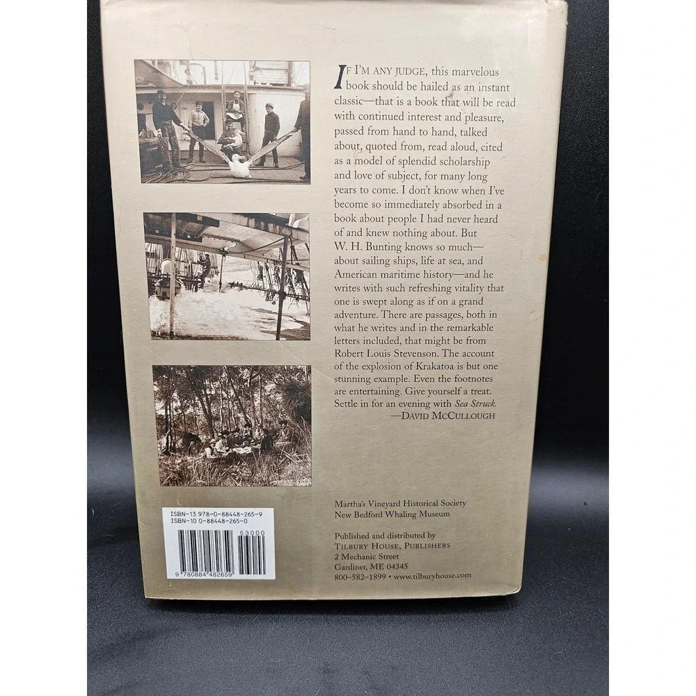 Sea Struck by W. H. Bunting Hardcover Maritime History Sailing Ships Book